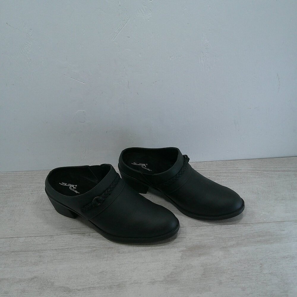 Easy Street Gilly Classic Block-heeled Comfort Braided Strap Mule SZ 9.5 WW - Picture 10 of 13